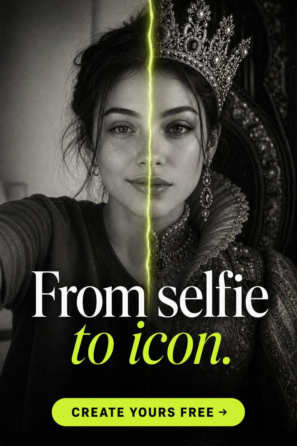 ALTER.EGO — from selfie to icon marketing creative